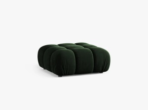 TABURET BELLIS , VERDE SMARALD, CU TAPITERIE DIN CATIFEA VERDE SMARALD, MICADONI - Img 2
