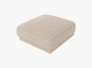 TABURET MILEY, BEJ, CU TAPITERIE DIN TEXTIL CHENILLE EDEN, MICADONI - Img 3