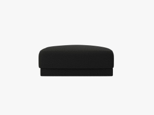 TABURET MILEY, NEGRU, CU TAPITERIE BOUCLE BALOO, MICADONI