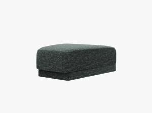 TABURET MILEY, VERDE BENZINA, CU TAPITERIE DIN TEXTIL CHENILLE HAGA, MICADONI - Img 2
