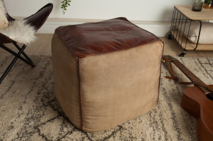 TABURET MUSTANG PIELE MARO 39525 DESIGN RETRO