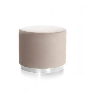 TABURET SISI, BEJ/CROM, DESIGN MODERN