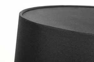 VEIOZA RABBIT, NEAGRA, DIN METAL, ALUMINIU SI TEXTIL, STIL MODERN - Img 8