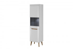 VITRINA LIVING CU LED NORDI NWT53 DESIGN SCANDINAV PSK