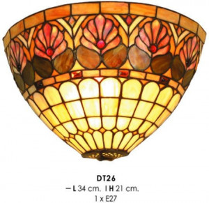 APLICA DEOSEBITA TIFFANY, COD DT26, DIN METAL SI STICLA