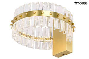 APLICA SATURNUS, AURIE, DIN OTEL SI CRISTAL, STIL MODERN