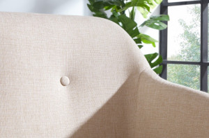 BANCUTA DIN LEMN MASIV BEJ SCANDINAVIA 37927 - DESIGN SCANDINAV - Img 5