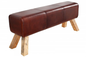 BANCUTA DIN PIELE NATURALA BOCK II 36269 DESIGN VINTAGE - Img 4