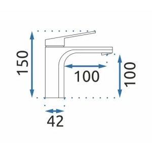 BATERIE PENTRU BAIE REA ARLO GUN GREY LOW, CALITATE SUPERIOARA - Img 6