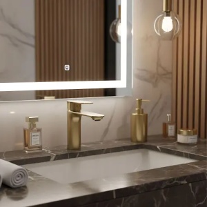 BATERIE PENTRU BAIE REA DROP, LOW, AURIU PERIAT, CALITATE SUPERIOARA - Img 2