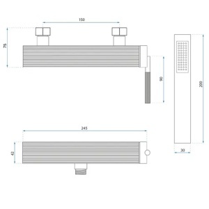BATERIE PENTRU DUS ARGON CUPRU PERIAT, CALITATE SUPERIOARA - Img 6