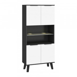 BIBLIOTECA SVEN 4D( SVN-10) DIVERSE VERSIUNI DIN PLACI LAMINATE SI LEMN VLD - Img 3