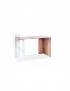 BIROU B-001 LAMINAT, ALB MAT/STEJAR WOTAN, DESIGN EXCLSIV, SIGNAL