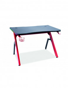 BIROU B-006, ROSU/NEGRU, LAMINAT, DESIGN MODERN, SIGNAL - Img 4