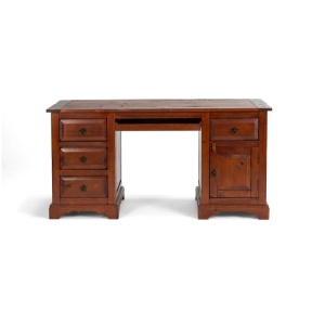 BIROU DE LUX CATANA 160CM, DIN LEMN MASIV, CULOARE MARO, ARTIM SELECTION - Img 6