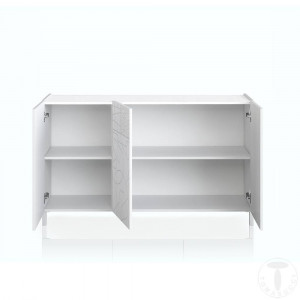 BUFET 130CM, EDDY GRAPHIC, COD 5067, STIL MODERN, REALIZATA PANOURI LAMINATE,USI SEMIGRAFIATE - Img 3