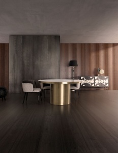 BUFET ATHY 160CM, DIN FURNIR DIN LEMN, MDF SI METAL, DESIGN CONTEMPORAN, VICAL HOME - Img 8