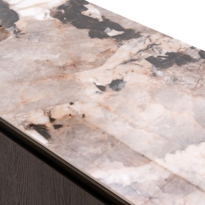 BUFET DINING LANGFORD, REALIZAT DIN METAL, LEMN, MDF SI CERAMICA, CULOARE MARO, DESIGN DEOSEBIT, RICHMOND INTERIORS - Img 2