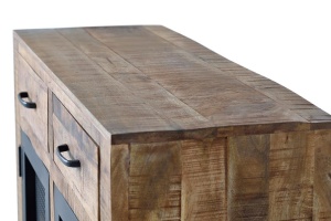 BUFET LIVING, 100CM, LEMN DE MANGO SI METAL, REALIZAT MANUAL, ARTIM GROUP SELECTION - Img 5