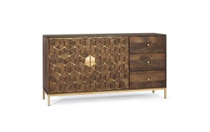 BUFET LIVING 145CM, COD 1465, DIN LEMN DE MANGO SI METAL, ARTIM GROUP SELECTION - Img 4
