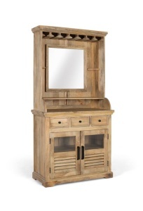 BUFET LIVING 190CM, LEMN DE MANGO SI OGLINDA, GINER Y COLOMER - Img 2