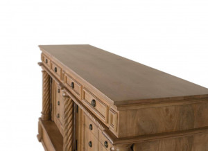 BUFET LIVING 200CM, CULOARE NATUR, LEMN DE MANGO, GINER Y COLOMER - Img 4