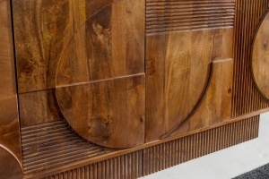 BUFET LIVING, ART DECO 170CM, LEMN DE MANGO, MODEL 3D, CULOARE MARO, ARTIM GROUP SELECTION - Img 2