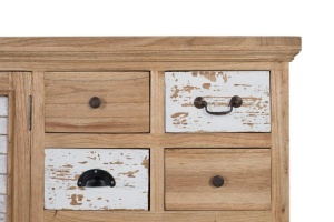 BUFET LIVING DIN LEMN 160CM, COD 2352, LEMN DE MINDI SI METAL, ARTIM GROUP SELECTION - Img 5