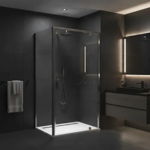 CABINA DE DUS PRIMO SWING 80X90, CROM, CALITATE SUPERIOARA - Img 3