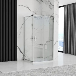 CABINA DE DUS PUNTO 80X100, CROM, CU CADITA SAVOY ALBA, CALITATE SUPERIOARA - Img 2