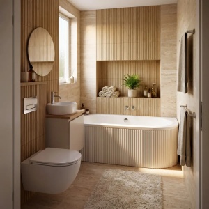 CADA BAIE ORION STRIPE STANGA 150 CM, DIN ACRIL, CALITATE SUPERIOARA - Img 5