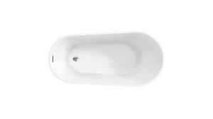 CADA FREESTANDING CORI, 160 CM, ALB, DIN ACRIL, CALITATE SUPERIOARA - Img 6