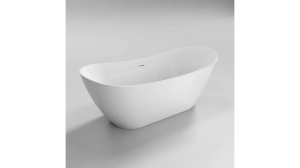 CADA FREESTANDING KERRANO, 150 CM, ALB, DIN ACRIL, CALITATE SUPERIOARA - Img 4