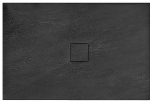 CADITA DE DUS, REA STONE, BLACK, 80x100, DESIGN MODERN, CALITATE SUPERIOARA, REA - Img 1
