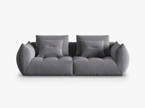 CANAPEA BLOOM, 3 LOCURI, 232 CM, DIVERSE CULORI SI MATERIALE, DESIGN DEOSEBIT - Img 1