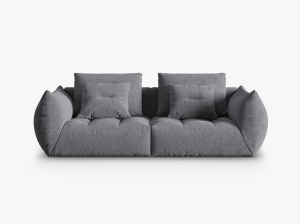 CANAPEA BLOOM, 3 LOCURI, 232 CM, DIVERSE CULORI SI MATERIALE, DESIGN DEOSEBIT - Img 11