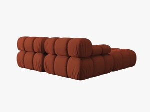 CANAPEA/COLTAR MODULAR BELLIS, 3 LOCURI, 188 CM, SCORTISOARA 44, TAPITERIE DIN CATIFEA 3D, DESIGN DEOSEBIT - Img 5