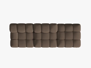 CANAPEA/COLTAR MODULAR BELLIS DREAPTA, 3 LOCURI, 282 CM, MARO 40, TAPITERIE DIN CATIFEA 3D, DESIGN DEOSEBIT - Img 4