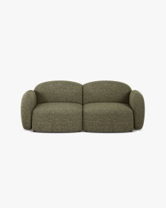 CANAPEA CU 2 LOCURI BLAIR, 194X 95, VERDE, CU TAPITERIE DIN TEXTIL CHENILLE EDEN, MICADONI