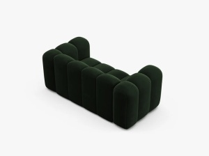 CANAPEA CU 2 LOCURI LUPIN 170, VERDE SMARALD, CU TAPITERIE DIN CATIFEA VENUS, BALOO MICADONI - Img 3