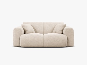 CANAPEA CU 2 LOCURI, MOLINO, 170 CM, BEJ, CU TAPITERIE DIN TEXTIL BOUCLE BALOO, MICADONI
