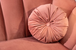 CANAPEA DEOSEBITA 220CM, CATIFEA ROZ INCHIS, DESIGN RETRO, ARTIM GROUP SELECTION - Img 5
