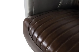 CANAPEA DIN PIELE, COD 2213, DIN PIELE SI ALUMINIU, DESIGN AVIATOR, ARTIM GROUP SELECTION - Img 5