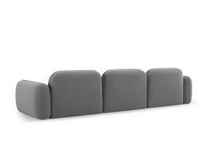 CANAPEA ELEGANTA 4 LOCURI, SYDNEY, GRI DESCHIS, MATERIAL CATIFEA, ARTIM GROUP SELECTION - Img 3