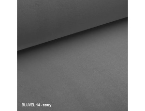 CANAPEA ELITE 2, GRI BLUVEL 14/WENGE, TAPITERIE DIN CATIFEA SI PICIOARE DIN LEMN - Img 4