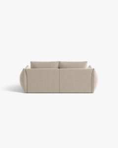 CANAPEA EXTENSIBILA CU 3 LOCURI, BLOOM, 232 CM, BEJ DESCHIS, CU TAPITERIE DIN TEXTIL STRUCTURAT WIND, MICADONI - Img 4