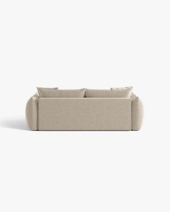 CANAPEA EXTENSIBILA CU 3 LOCURI, BLOOM, 250 CM, BEJ DESCHIS, CU TAPITERIE DIN TEXTIL STRUCTURAT WIND, MICADONI - Img 5