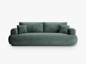 CANAPEA EXTENSIBILA ELLA, CU SPATIU DE DEPOZITARE, 3 LOCURI, 253 CM, DIVERSE CULORI SI MATERIALE, DESIGN DEOSEBIT - Img 5