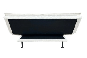 CANAPEA EXTENSIBILA, JAZZ 195CM, 3 LOCURI, MATERIAL CATIFEA RAIAT, CULOARE BEJ, ARTIM GROUP SELECTION - Img 2