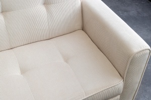 CANAPEA EXTENSIBILA, SMART 180CM, 2 LOCURI, CATIFEA BEJ RAIAT, ARTIM GROUP SELECTION - Img 8